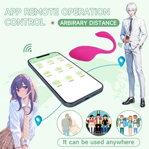 AD Flamingo APP kontrol aşk yumurta vibratör kadın giyilebilir külot seks oyuncakları kadın aşk yumurta vibratör cihazı