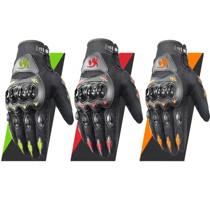 Luvas esportivas para motociclismo, motocross, corrida, dedo completo, luvas para motociclista