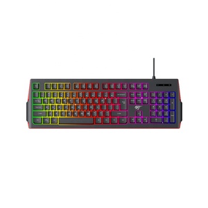 Kb866L Havit Cheap <strong>Customized</strong> <strong>Keyboard</strong> Office 19 Anti-Ghosting 104 <strong>Keys</strong> Rainbow Led Membrane Gaming <strong>Keyboard</strong> <strong>Computer</strong> - Product Image 1