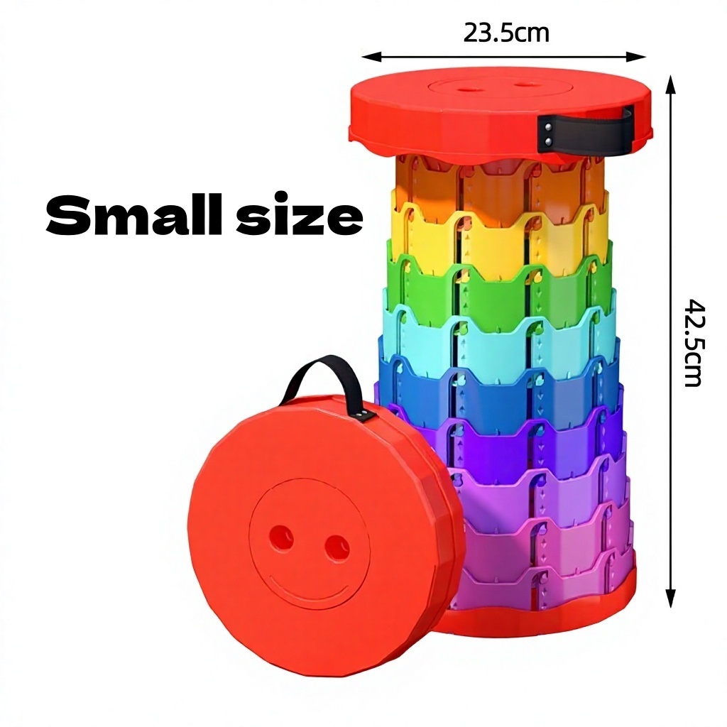 Petite taille - Couleur arc-en-ciel rouge