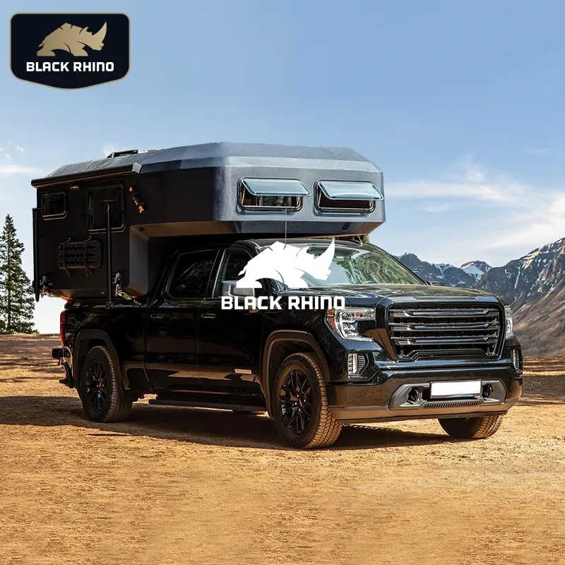 Frein électrique expédition nouveau design pick-up 4x4 camion camping-car en fibre de verre camping-car pour pick-up pick-up
