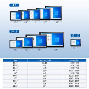 15 Inch Capacitive Touch All-In-One Industrial PC HMI <strong>Computer</strong> with Open Frame <strong>Embedded</strong> Mounting Industrial Monitor Accessory - Product Image 5