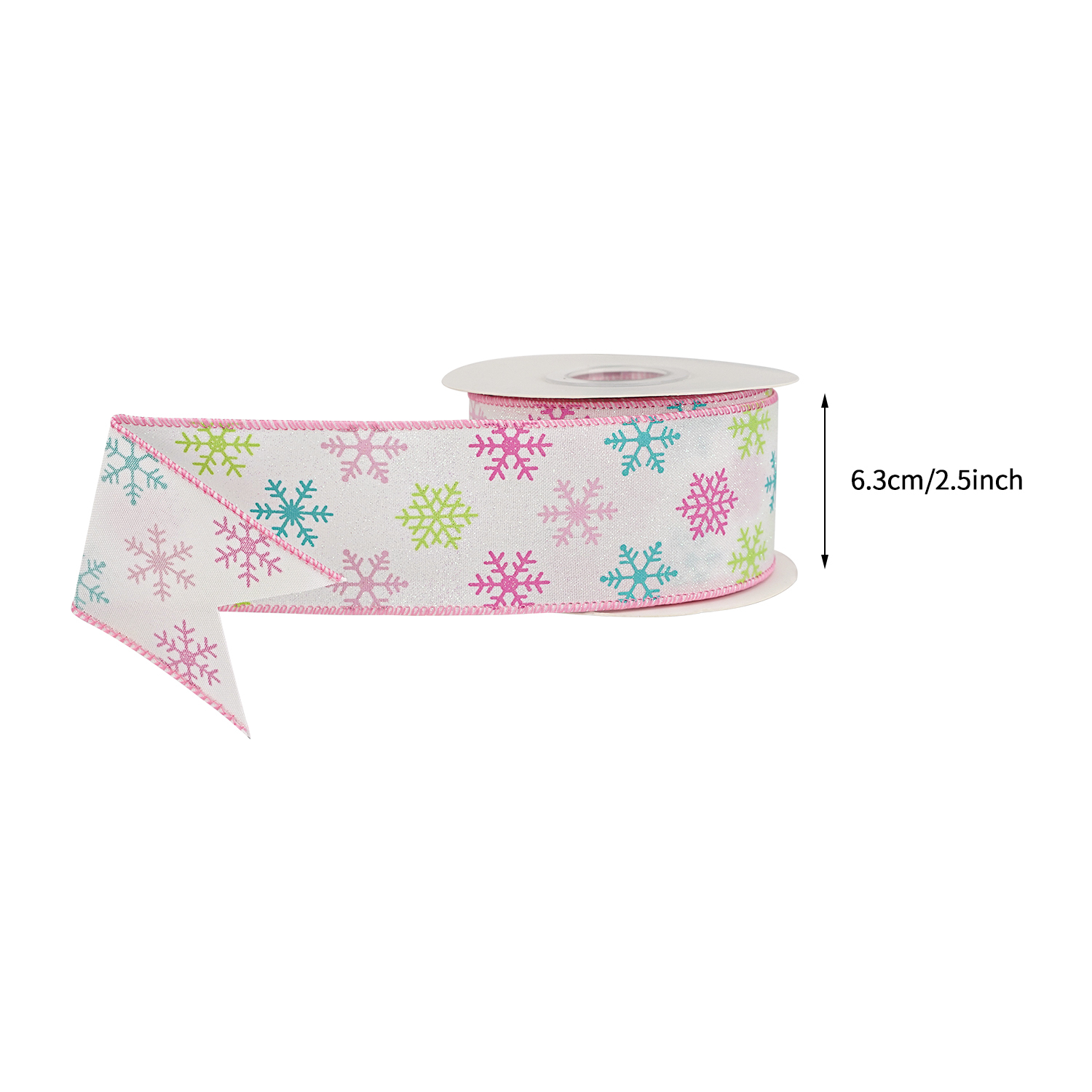 Pink small snowflower-6.3cm