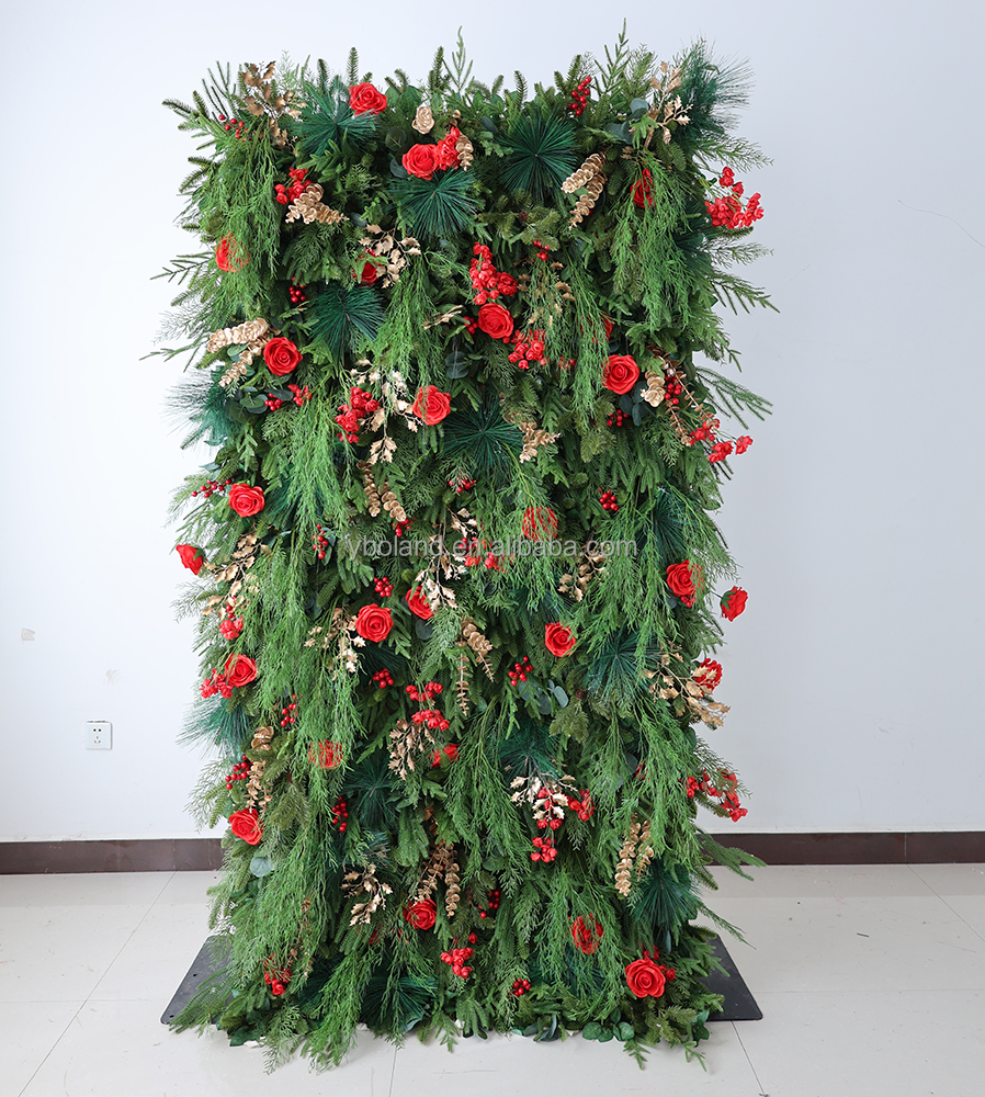 5# Green Flower Wall