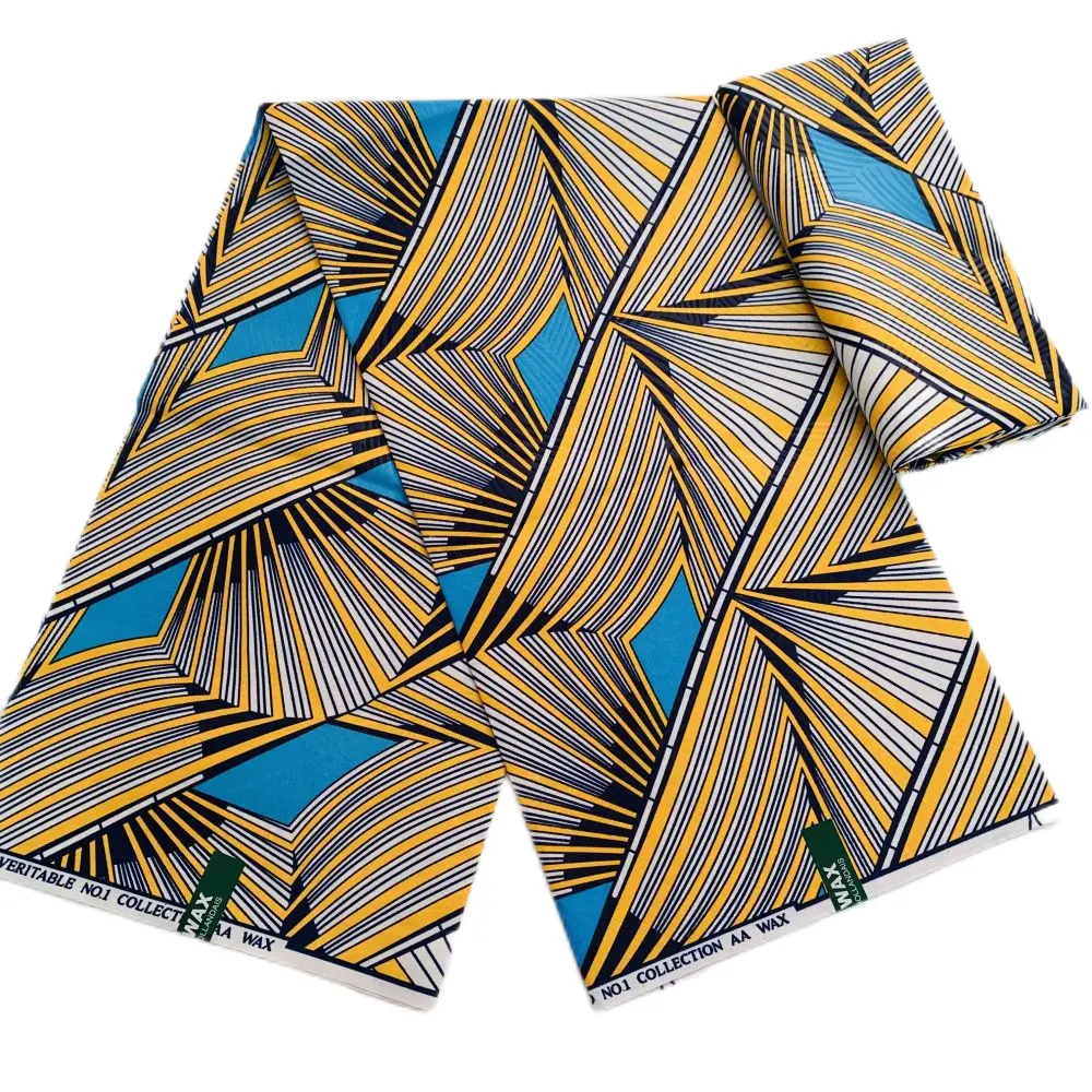 Model desain baru Batik Afrika 100% katun lilin kain cetak Pagnes Hollandais Dutch loinclothes 145GSM