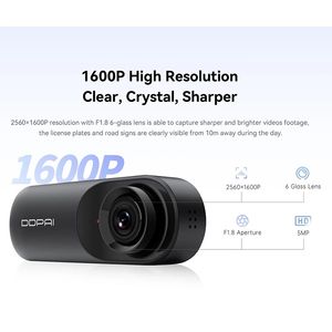 DDPAI Mola N3 Pro ön ve arka 1600P HD GPS DVR Android Wifi akıllı bağlan araba kamera USB tak Full HD gece görüş - Product Image 4