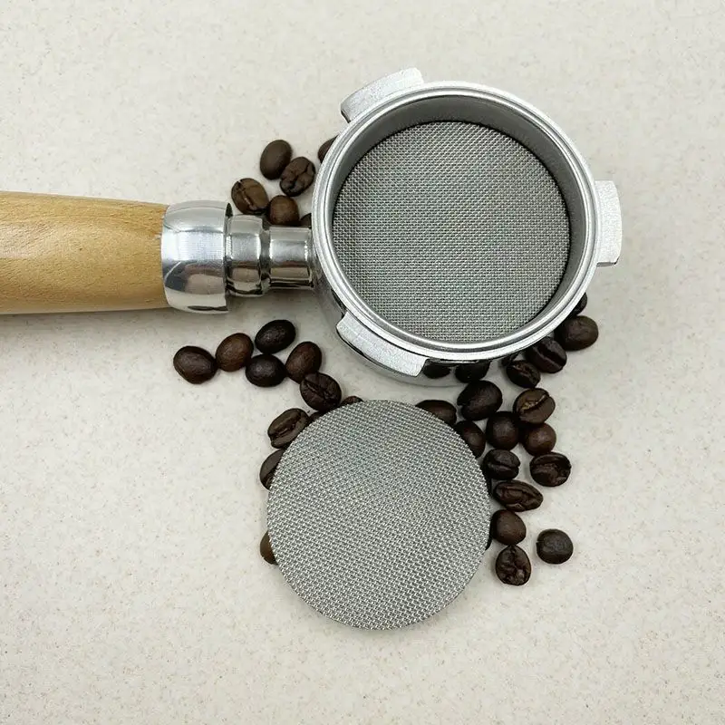 39.5mm 45.5mm 49.5mm 51mm 53mm 57.5mm 58.5mm Stainless Steel Mesh Screen Coffee Filter Disk Sintered Mesh Disc For Espresso