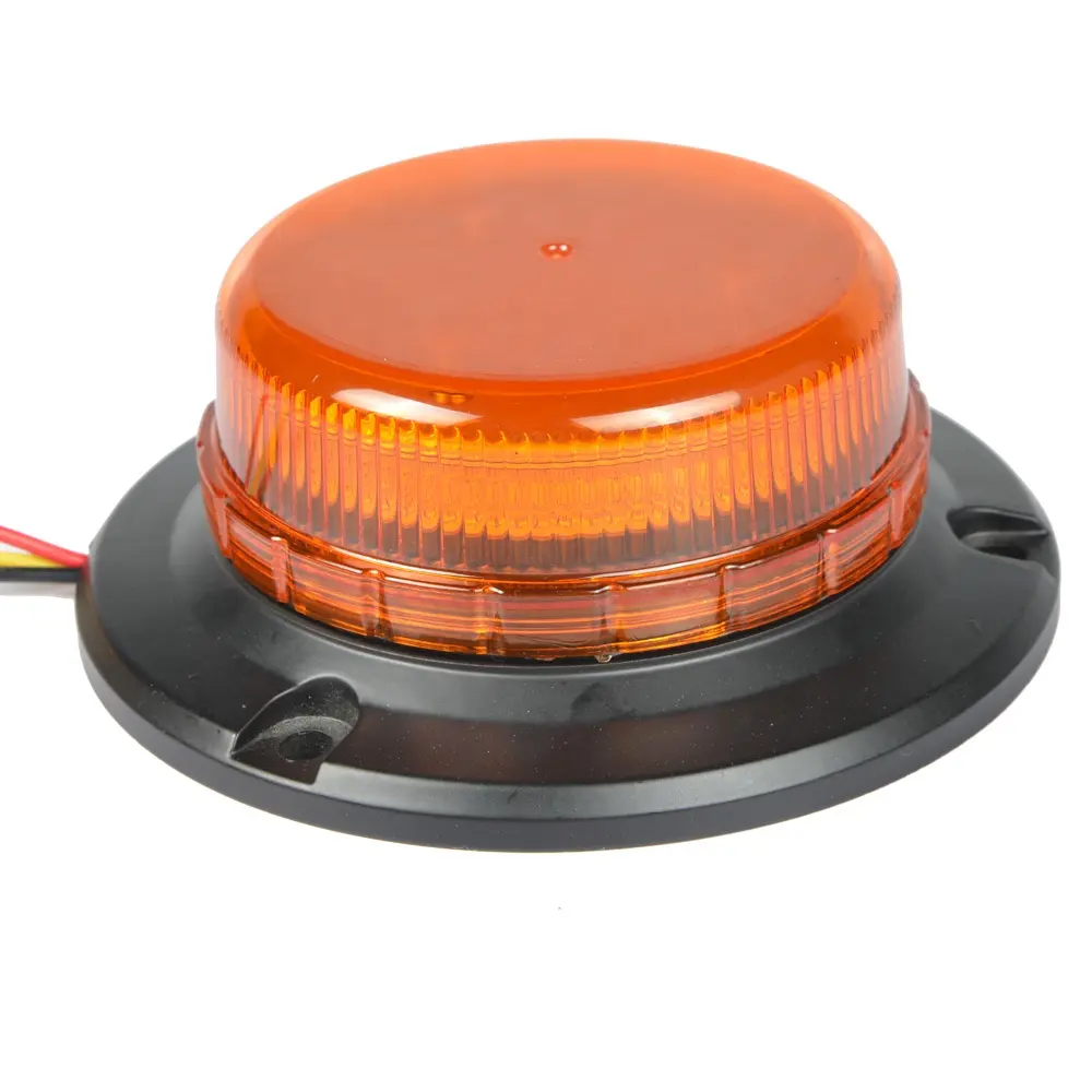 DC 12 V 24 V Empilhadeira Rotativa LED Âmbar Beacon Strobe Luz de Aviso de Segurança Piscando Luzes para Caminhões De Mineração, Trator