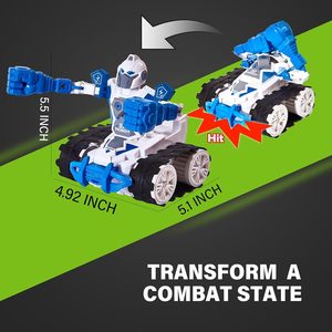 Dwi Dowellin 2PACK RC Fighting Robots Toy, 360 grados Spins Boxing Battle Combat Bots Juegos para niños