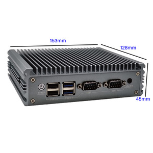 Intel N2830 N100 J6412 Mini-PC-Computer X86-Display Micro-Desktop Typ C HD 4K Win10/11 Linux 2 LAN-Ethernet-Anschluss DDR4-Speicher - Product Image 4