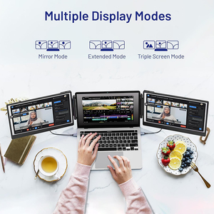 Mac、Wins、Dex、Chromeに対応するラップトップトリプルポータブルLEDモニター用の新製品ポータブルスクリーンエクステンダー - Product Image 3