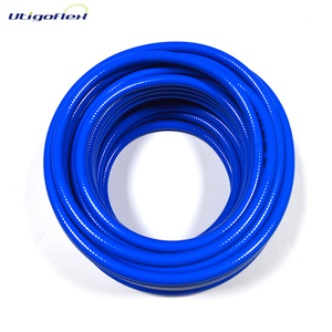 Fiber hava besleme boruları ile güçlendirilmiş farklı renkler PVC tüp Polyester hava ve su hortumu