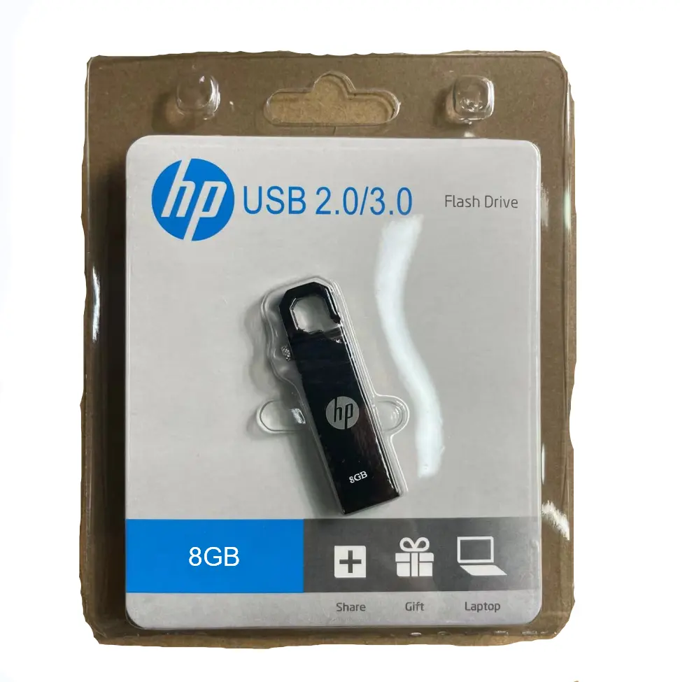 고속 펜 드라이브 16GB Pendrive 64GB 플래시 USB 스틱 32GB 클 USB 메모리 128GB USB 플래시 드라이브 8GB HP 용