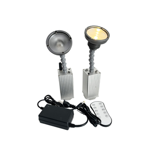 Maky 10W led mini dj düğün olay için uzaktan kumanda pili pin spot ışık - Product Image 4