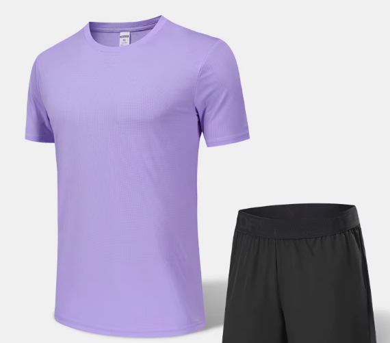 Taro purple T-shirt + shorts