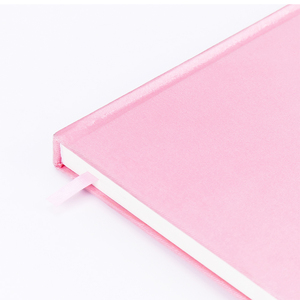 Kadınlar için özel pembe ciltli kompakt kendi kendine bakım dizüstü Bookmark ile zarif günlük kullanım dizüstü dayanıklı yapılmış kağıt kapak - Product Image 3