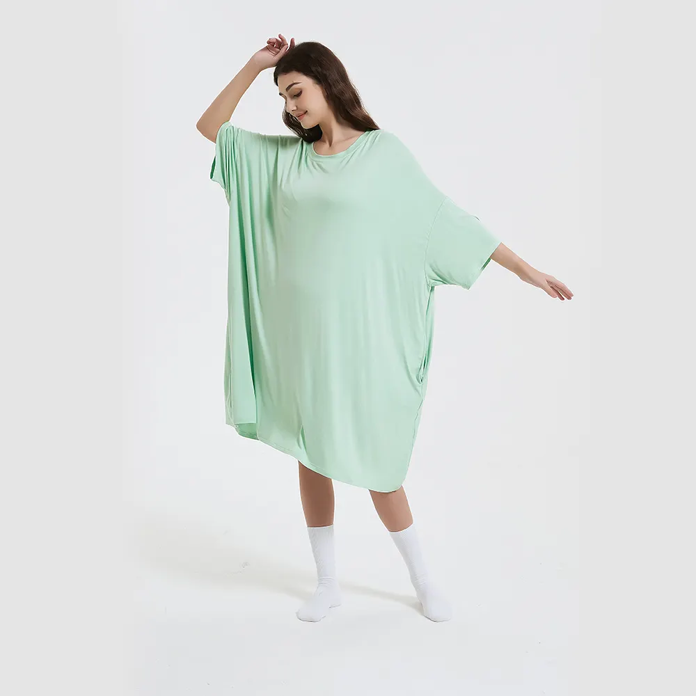 Maglietta oversize donna Sleep Tee Shirts Night Tee shirts camicie da notte Cute Nightdress girls sleepwears abiti da notte per donna