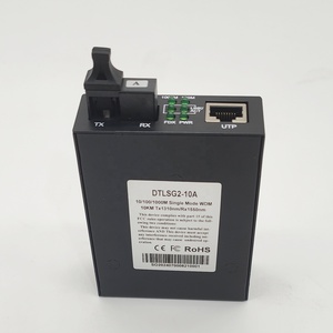 以太网10/100/1000Mbps媒体转换器SC，带1个RJ45光收发器SFP光纤媒体转换器 - Product Image 1