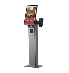 新しい到着: 21.5インチタッチスクリーンセルフサービス支払いキオスクサーマルプリンター、デスクトップまたは床置きWindows/Android OS - Product Image 2