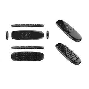 2,4G Mini USB Control remoto inalámbrico Oval Android Flying Mouse Mini teclado de doble cara C120 Air Fly Mouse - Product Image 3