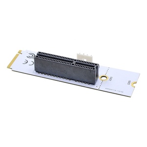 PCI Express PCI-E 4X a NGFF M.2 PCI-E Riser Card 4X a M2 Key M Adapter con indicador de voltaje LED - Product Image 4