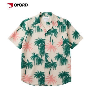 เสื้อฮาวายผ้าโพลีเอสเตอร์5% ผ้าสแปนเด็กซ์ระบายอากาศได้ดีสำหรับผู้ชายเสื้อแฟชั่นชายหาดผลิตจาก95% - Product Image 6