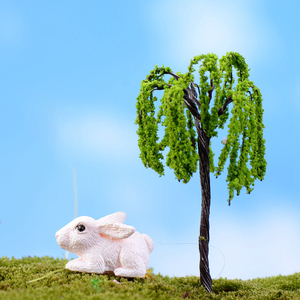 DD2313 Mini Dollhouse Moss Miniature Fairy Garden <strong>Tree</strong> Plant Model Bonsai Ornament Artificial Rainforest Landscape <strong>DIY</strong> <strong>Trees</strong> - Product Image 2