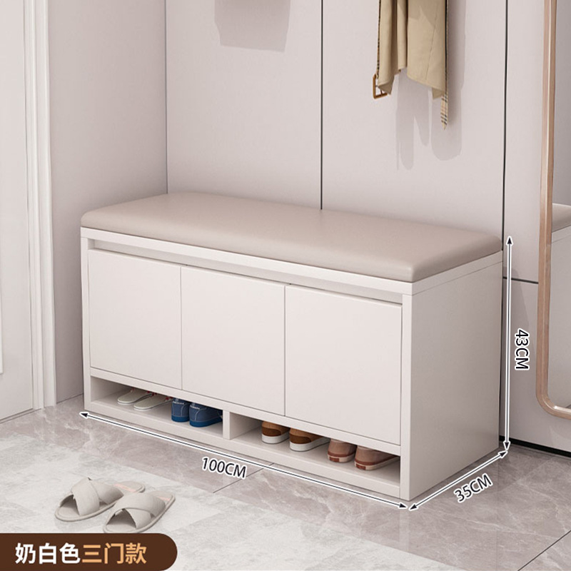 Trois coussins kaki blanc chaud 100cm