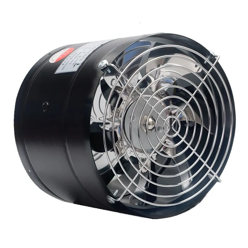 4 "6" 7 "8" 10 "12" Rauchabzug ventilator für Küchen-Metall-Rund ventilator mit Kühlergrill