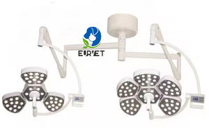 EUR VET実用的なダブルヘッド<span class=keywords><strong>Led</strong></span>操作照明獣医機器シャドウレス<span class=keywords><strong>Led</strong></span>手術用ライト