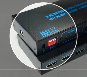 Unterstützt HDR HDCP 2.2 4K @ 60Hz HDMI 2.0 Matrix Switch 4 X4 mit EDID und Infrarot fernbedienung