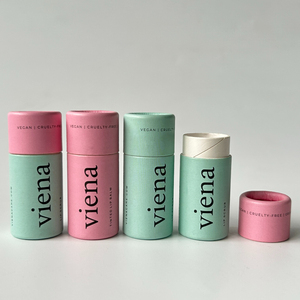 מותאם אישית balm ליפ balm מיכל ידידותי לסביבה דאודורנט מקל אריזה ריקה קרטון לדחוף את צינור נייר