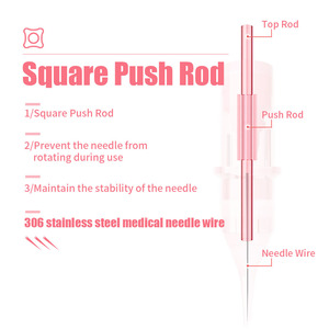 Naturalness 1RL 0.3MM YD PINK CRYSTAL PMU <strong>Needle</strong> Slim, Tapered Design for Maximum Visibility and Comfort