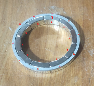 10000Gauss N52 Neodymium Halbach repulsive แม่เหล็กแหวนรังสีแม่เหล็กแกนสำหรับหุ่นยนต์มอเตอร์ - Product Image 6