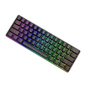 61 <strong>Keys</strong> Backlit <strong>Keyboards</strong> Wired Gaming <strong>Keyboard</strong> Mechanical Feel RGB Metal Ergonomic <strong>Keyboard</strong> Game Keycaps for Pc <strong>Computer</strong> - Product Image 2