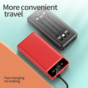 Banco de energía portátil ultrafino de 10.000 mAh con pantalla digital 20W 10W Salidas para iPhone 15 Otros dispositivos Múltiples opciones de color - Product Image 3