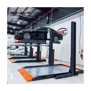 Dọc 2700kg Đôi cấp xe <span class=keywords><strong>Stacker</strong></span> bãi đậu xe hai bài đơn giản bãi đậu xe nâng - Product Image 6