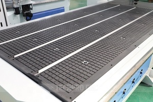 TechPro大折扣3轴多头主轴木质数控刳刨机，带锯片，用于柜门家具制造 - Product Image 5