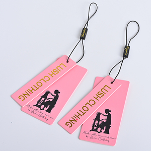 Etiquetas colgantes de papel de superficie mate personalizadas, etiquetas de ropa de lujo, etiquetas de precio de ropa para ropa, etiquetas colgantes con cuerda - Product Image 5