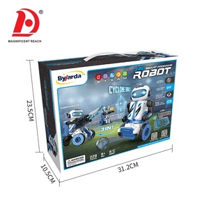 HUADA 3 in 1スマートプログラムRCロボット思考スキルDeveliop感じ茎Diyロボティクスキット教育おもちゃ - Product Image 6