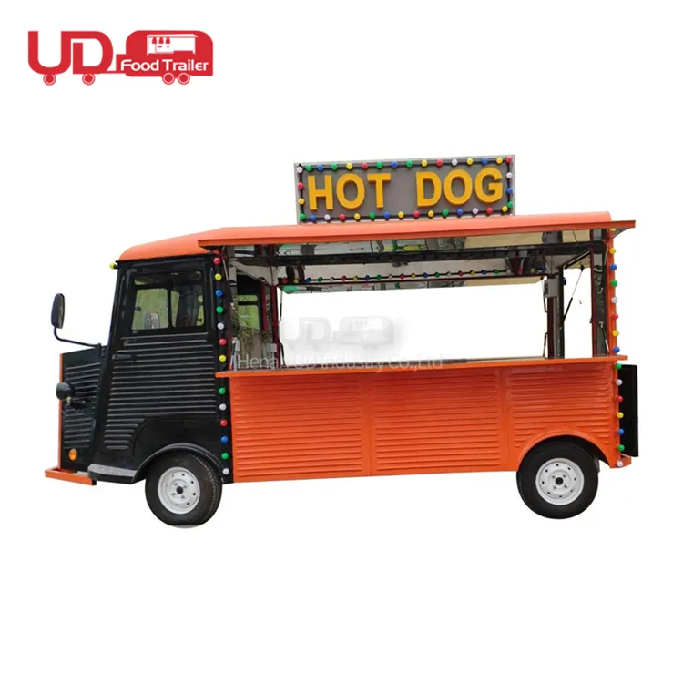 Obral Besar Bus Makanan Elektrik Keranjang Makanan Kentang Panggang Mobile Katering Van Retro Truk Makanan HY