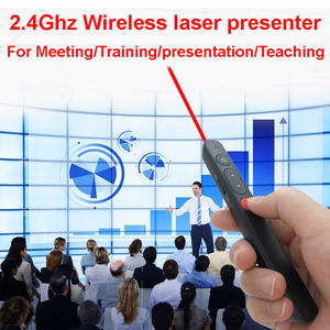Penna Clicker per presentazione Wireless punto di presentazione remoto lungo raggio di controllo Powerpoint Clicker puntatori Laser telecomandati - Product Image 6