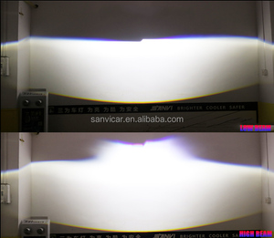 2.5 นิ้ว S8 Bi-LED ไฟหน้าโปรเจคเตอร์เลนส์ 40W 5500K Universal Fit ติดตั้งง่าย Bi-LED เลนส์ไฟ LED รถที่มีประสิทธิภาพ - Product Image 5