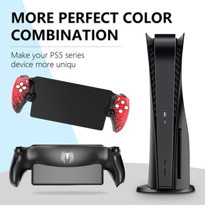PSポータル用のフルセットDIY交換シェルPS5ポータル用のパーソナライズされたカスタムスパイダーゲームコンソールフェースプレート保護ケース - Product Image 5