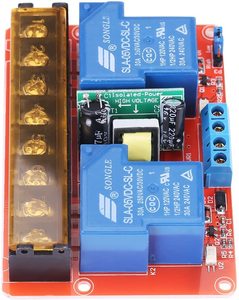 AC100V-250V 30A Hochleistungs-2-Kanal-Relais DC5V High-Low Level Trigger Switch-Modul für Arduino