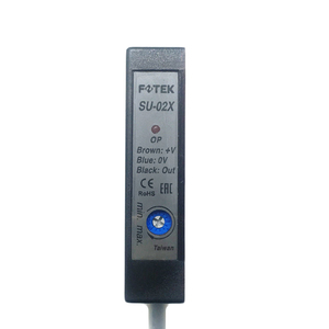 FOTEK SU-02X光学传感器10-30 VDC 3PIN无NPN红外发光二极管IP65 u型工业用标记标签 - Product Image 1