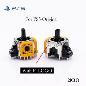 Original PS4 Slim 3D Joystick Game Controller Amarillo Metal Mango Comunicación por cable Compatible PS5 PC Videojuegos Plástico - Product Image 5