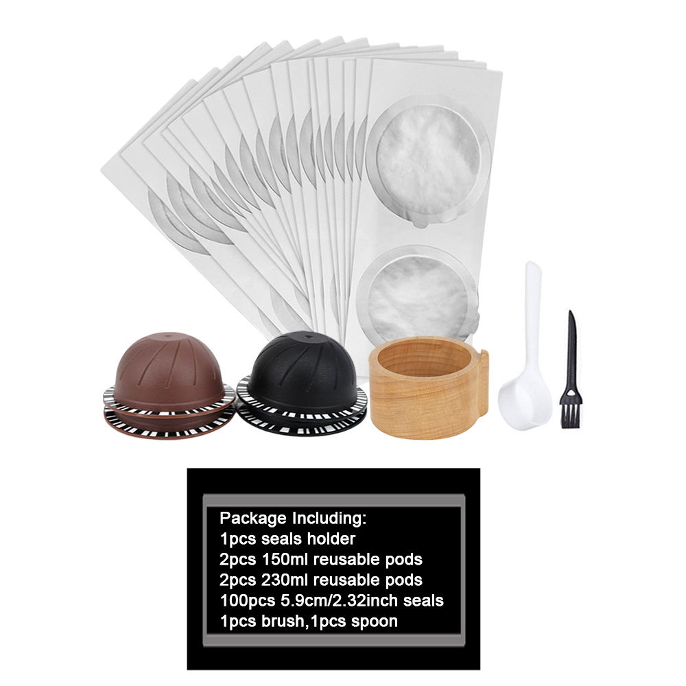 1PCS filling tool,100PCS Seals,4PCS Empty Pods