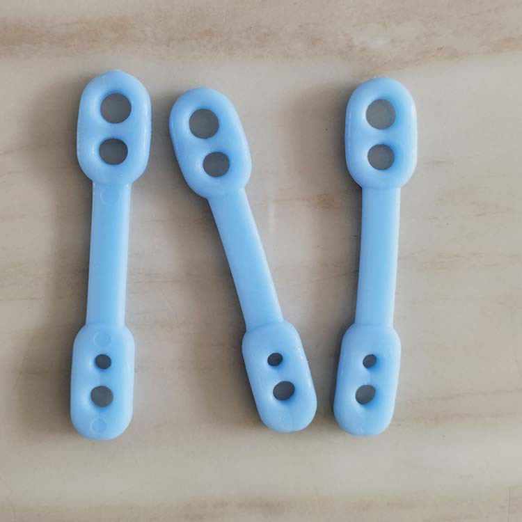 Blue four-hole windproof hook