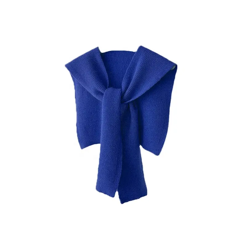 Poncho Pullover collo di alta qualità elegante divano/sciarpa coperta scialli mantella lavorati a maglia Casual